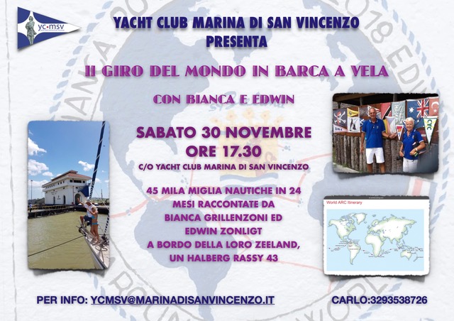GIRO DEL MONDO IN BARCA A VELA